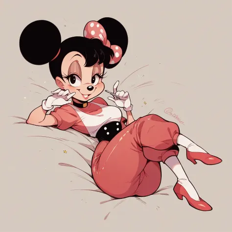  Sexy Minnie mouse big size cilicone tits 
