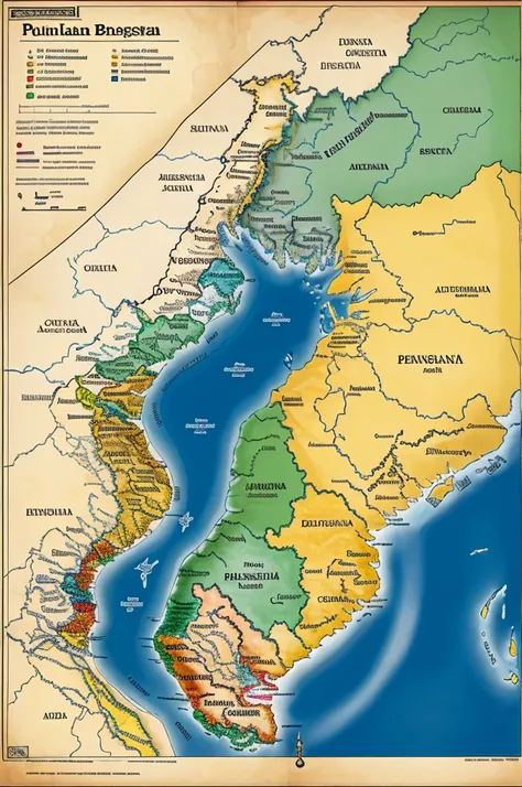 Contrast the regions of Punjab and Bengal under Harshavardhanas rule, highlighting their unique characteristics and the influence of his governance on their