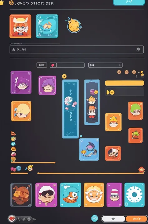 Create a memory game design with the characters from Funky 2