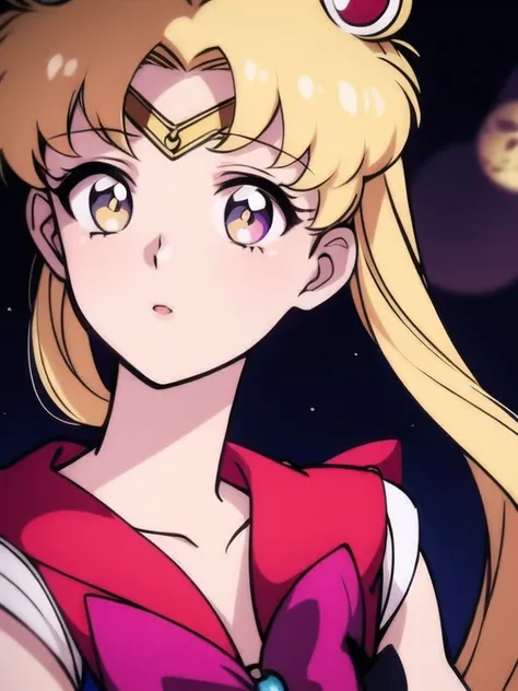 tsukino usagi, close up, sailor moon, 1girl, solo, long hair