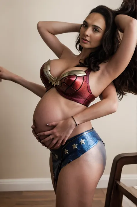 dslr photo, photograph, (8k, 4k, masterpiece), beautiful sexy woman, movie photoshoot, superhero, (wonder woman), standing, posi...