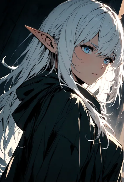 Assassin-class white-haired elf