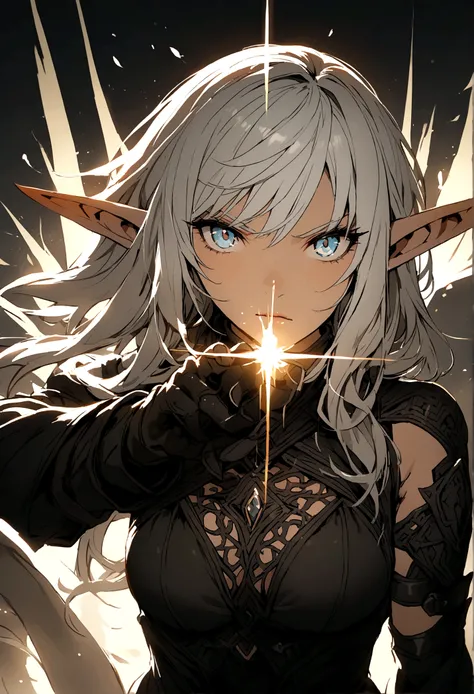 Assassin-class white-haired elf