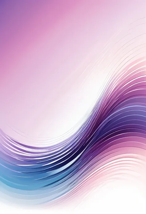 a digital drawing of an abstract composition in purple and pink, creating a harmonious visual experience. The background is a gradient from light to dark shades of violet and blue, adding depth and contrast to the artwork. Theres also some white space at t...