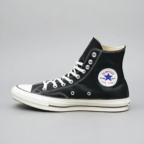 converse all star high top sneaker in black and white, f / 2 0, 9 0 - s, converse, beige, 9 0's, 90's, mid view, 2020, 2 0 2 0, ...