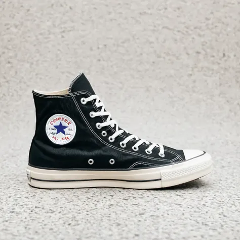 converse all star high top sneaker in black and white, a photo by arthur sarkissian, tumblr, sōsaku made, f / 2 0, 9 0 - s, conv...