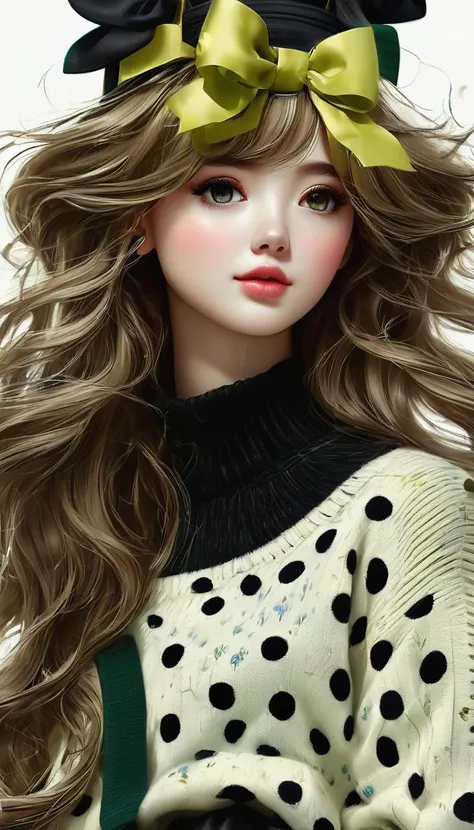 Ultra-realistic CG K ,((premium、8k、32k、Masterpiece、NFFSW:1.3)), (superfine illustration)、(super high resolution), (((adult body))), (Masterpiece, Best Quality:1.2),a beautiful girl，Skin details processing.，The eyes are finely described.，delicate hair，long ...