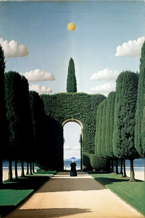 Magritte, fantasy, mistery