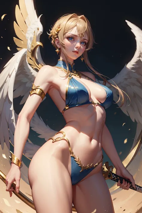 swordsman golden angel, sensual sexy