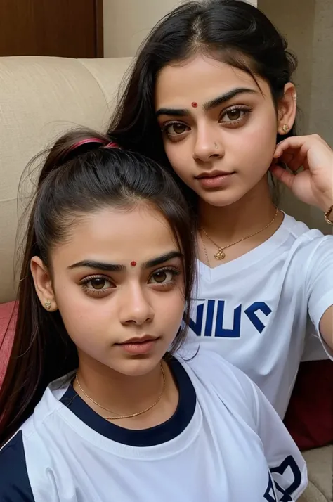 A girl who looks like Virat kohli