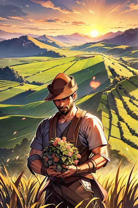 
In the countryside, theres James, a dedicated farmer. Every morning, he tends to his crops, guided by the rising sun. With weathered hands and a faithful dog by his side, he nurtures the land he loves. Through every season, he works tirelessly, finding so...