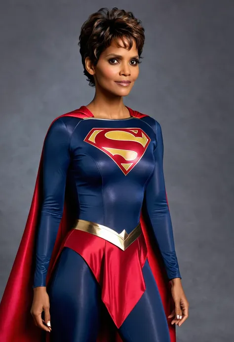 Halle Berry 1984 Supergirl movie costume