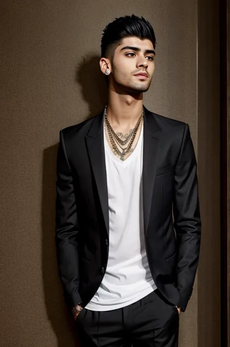 Zayn malik con ropa elegante
