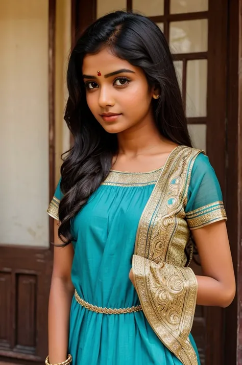 Indian girl dress up 