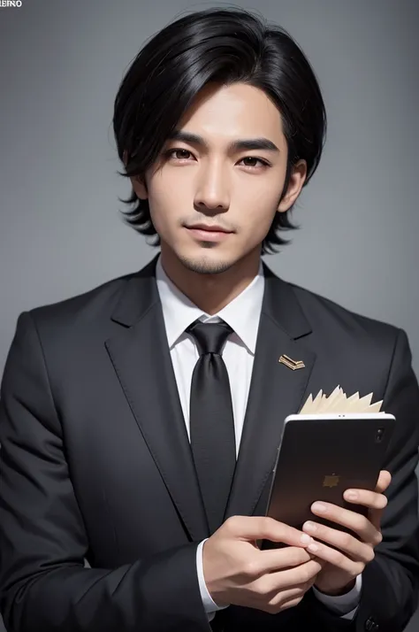 male character named Dark愛 administrator of the club AMO×AMOR愛, brown-skinned,black hair color, short hair, low formal haircut,with confident face feature, Nationality: Brazilian , brazil, age approaching 30 years , 3d character , strategic bittersweet hum...