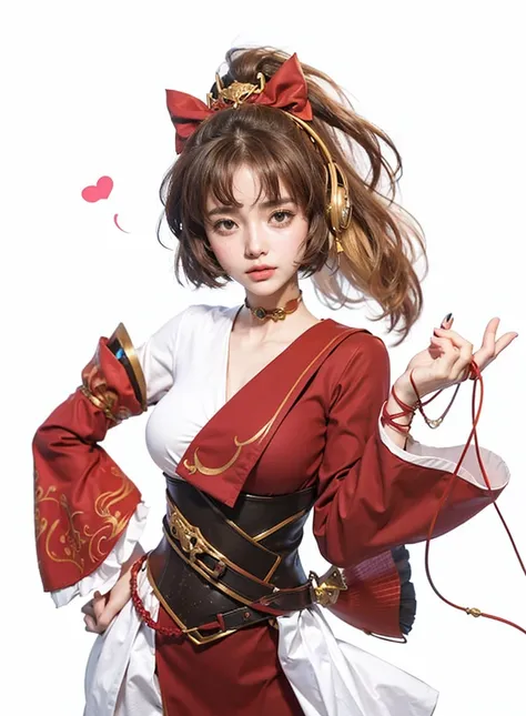 a close up of a girl or woman (K-Pop idol), detailed hair , big booobs ,  shadowbringers cinematic, 4 k detail fantasy, a beautiful fantasy empress, game cg, xianxia fantasy, xianxia hero, 2. 5 d cgi anime fantasy artwork, cinematic goddess close shot, rua...