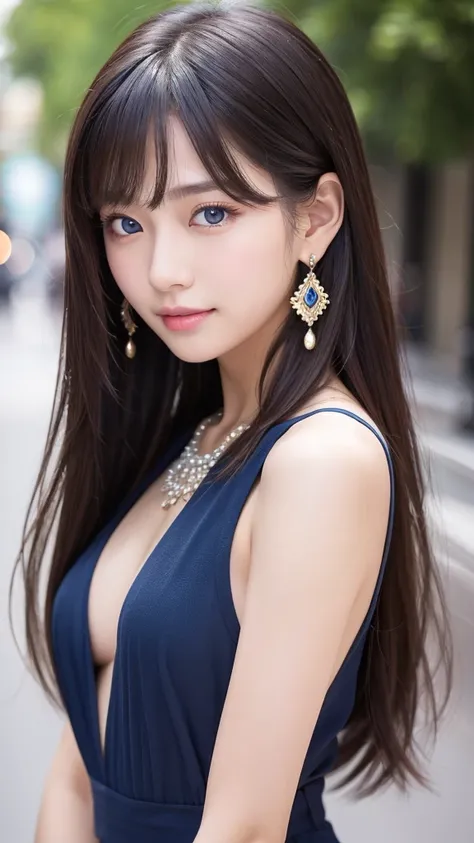 （full body:1.3）（３２hair,High resolution,High detail,High resolution,high density,alone,In addition：1.3）,（A realistic person々,Live Action,fine grain,High resolutionの目,Beautiful Eyes,Eyes that look alive,Beautiful dark blue eyes,Fishing eyes,Detailed lips,Tra...