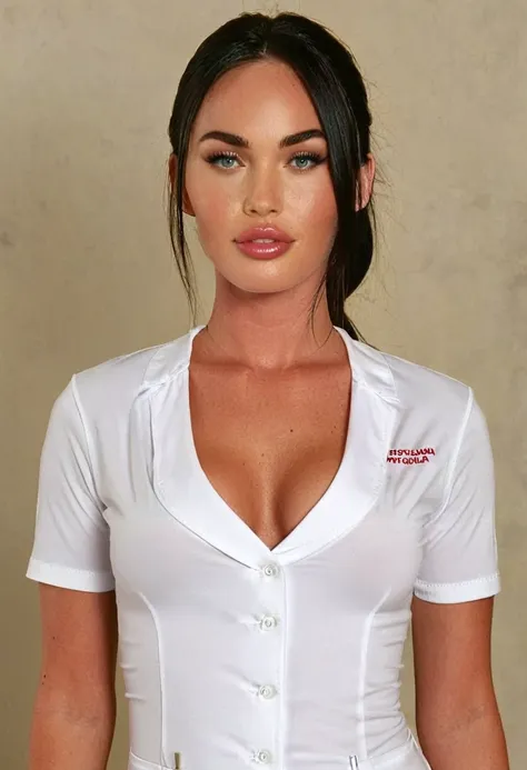 young megan fox, nurse in sperm bank, deep neckline