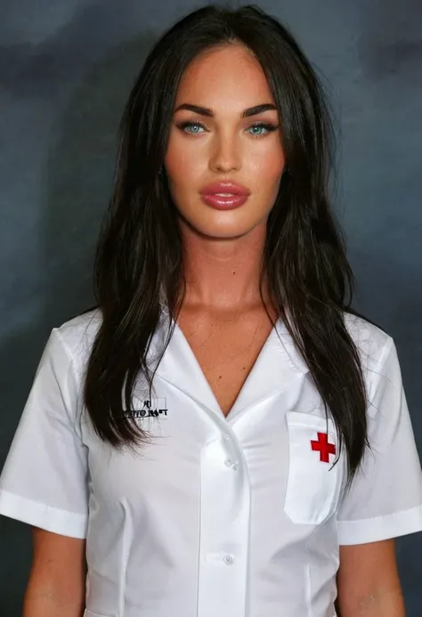 young megan fox, nurse in sperm bank, deep neckline