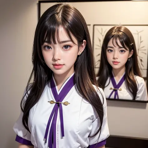 (Assfocus, Through wall, Glory wall pose:1.2), SchoolGirls School uniforms, RedRibbon, PUNIPUNI Radiant PearlSkin with Transparency, no legwear, PriceTags NamePlate . (Character concept art:0.88), Different types of hair colors, (((NOGIZAKA face variations...