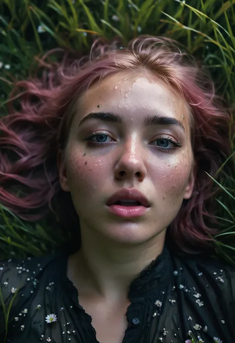 picture taken with ((camera obscura:1.2, pinhole camera)) a woman, yawn stretching, closeup, intricate details, hyperdetailed, cinematic, dark shot, muted colors, film grainy, soothing tones, muted colors, technicolor, (muddy:0.6), extremely detailed, colo...