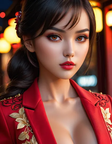 Divide Ratio : 1,1,1 Base Ratio: photorealistic in 32K quality, Fantasy, Artistic, A delicate fairy with mature features, puffy lips, and stunning realistic eyes, (ultra absurd quality, extremely detailed detail, ultra resolution, clear sharp focus, not bl...