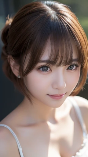 masterpiece:1.3), (8K, Realistic, RAW Photos, Best image quality: 1.4), Japanese women、Baby Face、(Random Hairstyles:1.2)、Highly detailed face、Attention to detail、double eyelid、Beautiful woman:1.4、Light brown hair、Highest quality、masterpiece、Ultra-high reso...