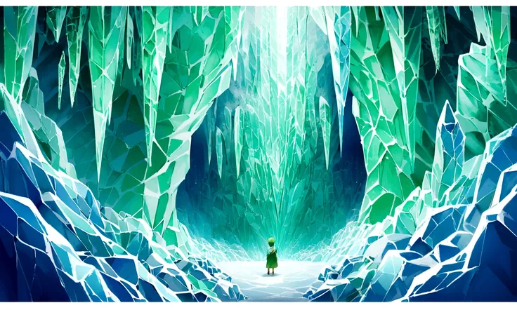 Beyond Antarctica、Go to the Garden of Eden、Beyond Antarctica、There is a green paradise, paradise、ice wall、The border between the ice wall and the green paradise、The border between the ice wall and the green paradise、Between a huge wall of ice、Beyond the Gi...