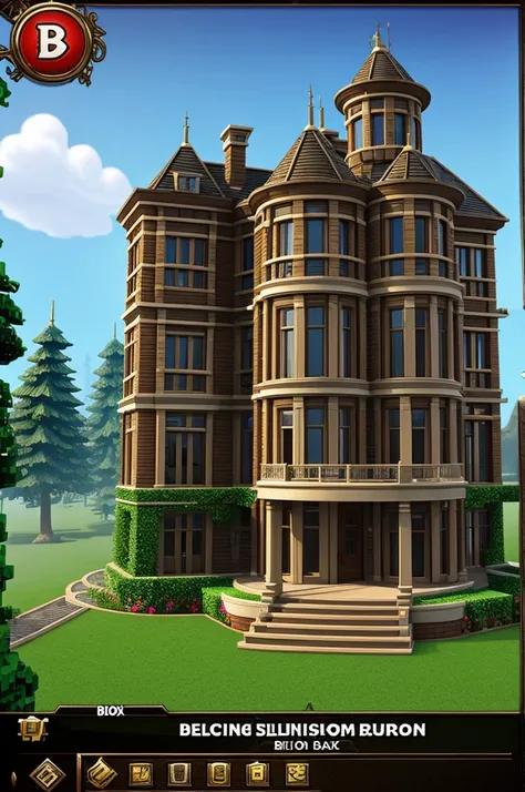 Mansion idea for Roblox game bloxburg