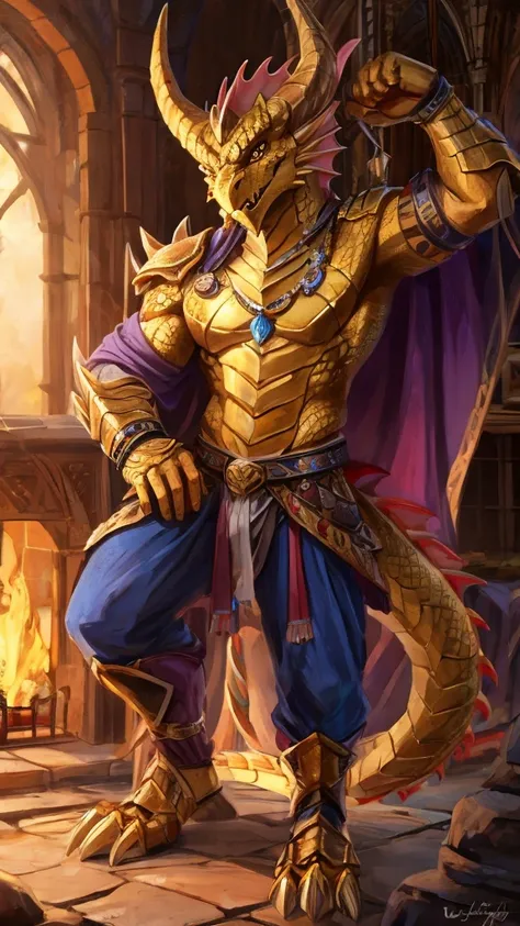 golden dragonborn