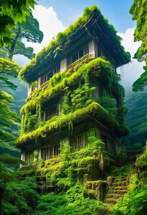 Ruins of the Japan，Blend in with nature，Fantasy，Last of Us，and，hostel，