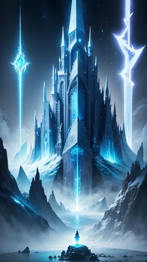 A hopeless future world with dimensional rifts. ice castle A journey to burn down the elves who use the magic of the light sword.