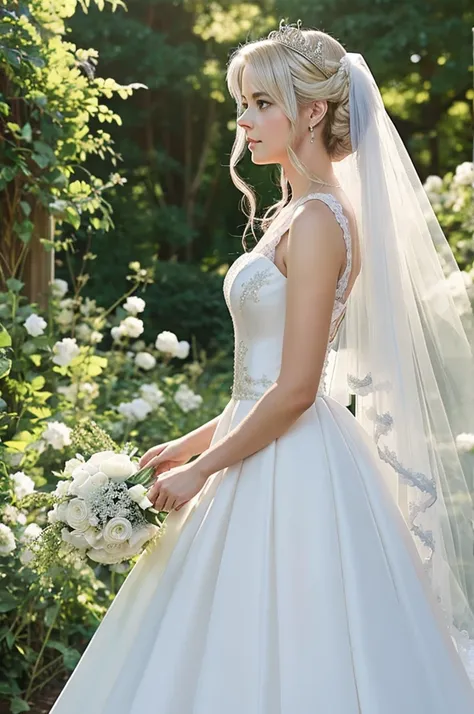 Wedding dress like queen serenity in sailor moon crystal