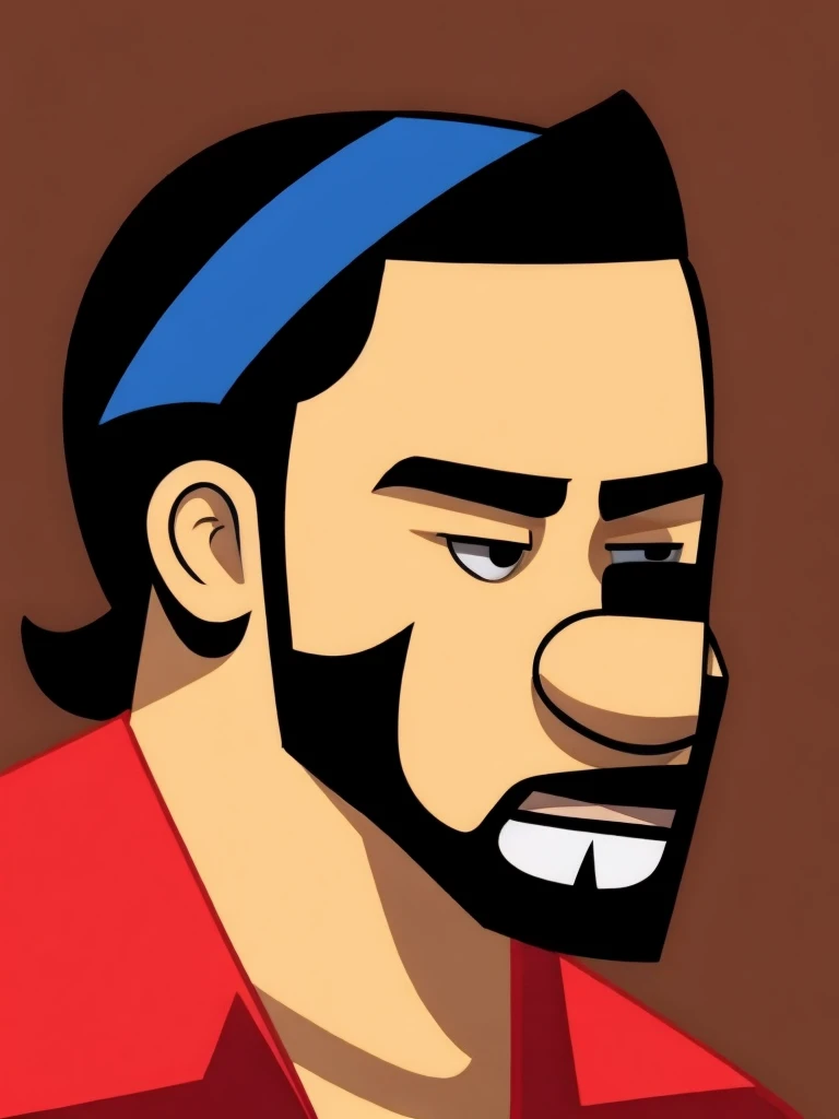 profile pic, cartoonized, naughty man