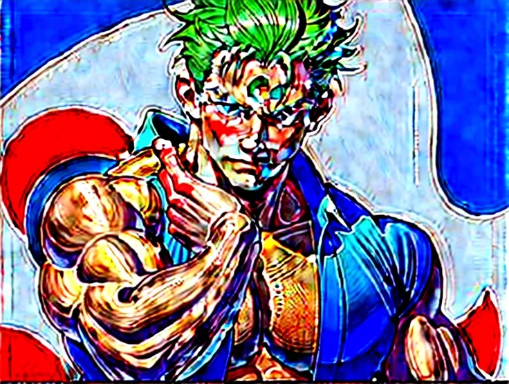 1 male, zoro, one piece, focused face, facial features hands and feet are carefully depicted, very muscular, carrying very detailed dumb bells, dark background, 8k, best best quality.