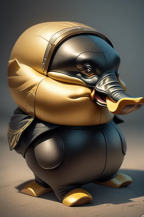 A hybrid of a duck and elephant