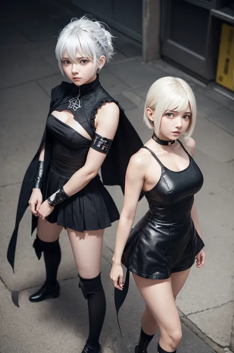 Killua version girl, kurapika girl version, gojo version female e 2b nier automata