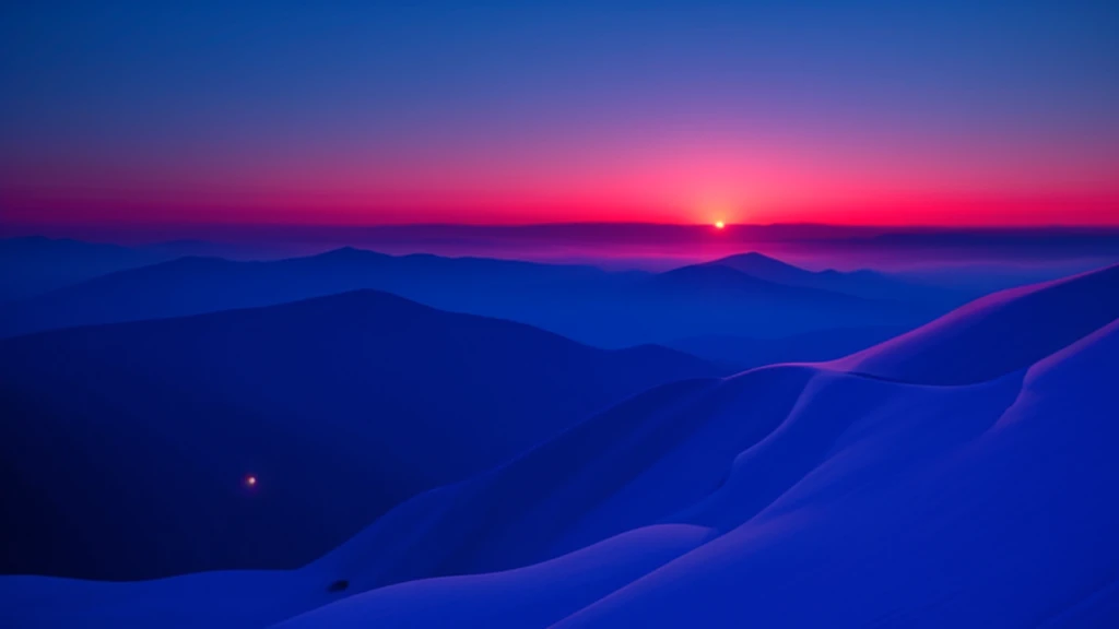 On a high mountain before dawn,There is a group of people waiting for the rising sun16:9