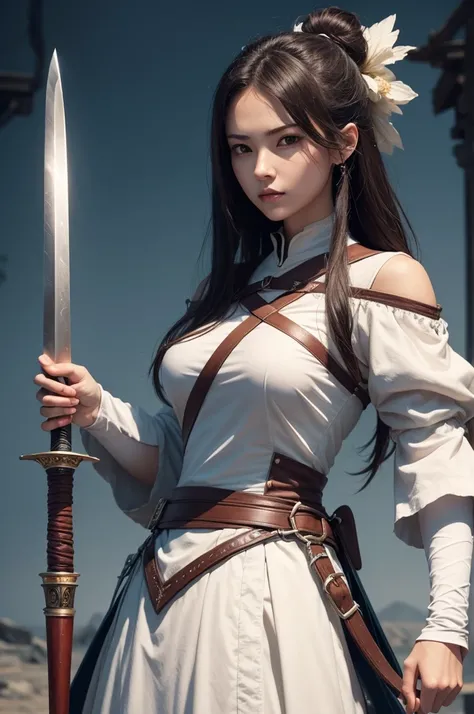 Create a female swordsman