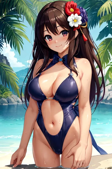 Highest quality, masterpiece, 4K, Highly detailed face, Highly detailed skin, Highly detailed wallpaper, Japanese anime, Second Dimension, Small face, Big Breasts, Normal body, Accurate body, Fine skin, Very beautiful cleavage, NSFW, whole body, One girl, ...