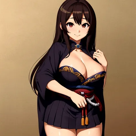 Highest quality, masterpiece, 4K, Highly detailed face, Highly detailed skin, Highly detailed wallpaper, Japanese anime, Second Dimension, Small face, Big Breasts, Normal body, Accurate body, Fine skin, Very beautiful cleavage, NSFW, whole body, One girl, ...