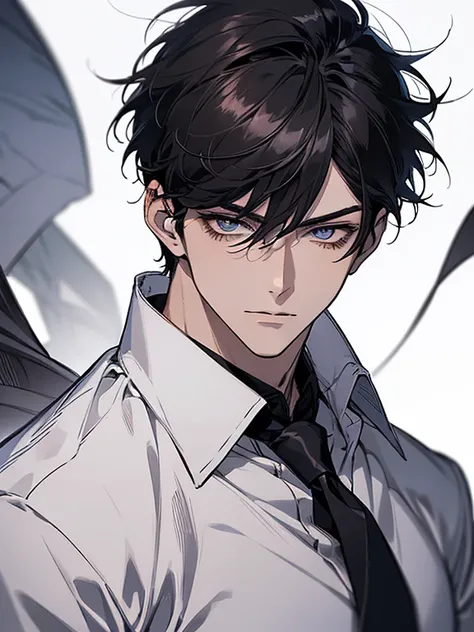 Ultra Detail,Haig Quality,sketch,1male,matured male,30 years, Beautiful face,(black short hair),Handsome men,Pearl skin,White short sleeved shirt,drooping eyes,japanese high school,Dynamic Angle,Japan Anime,Whole body,face forward