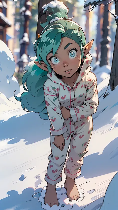 cute lum,(((little ,tiny little body,little))),(((6 years old))),((anime elf with extremely cute and beautiful green hair)), (((green hair:1.35,messy aqua hair,colored inner hair,ear breathing)))),(((blue_eyes:1.3))),intricate eyes,beautiful detailed eyes,...