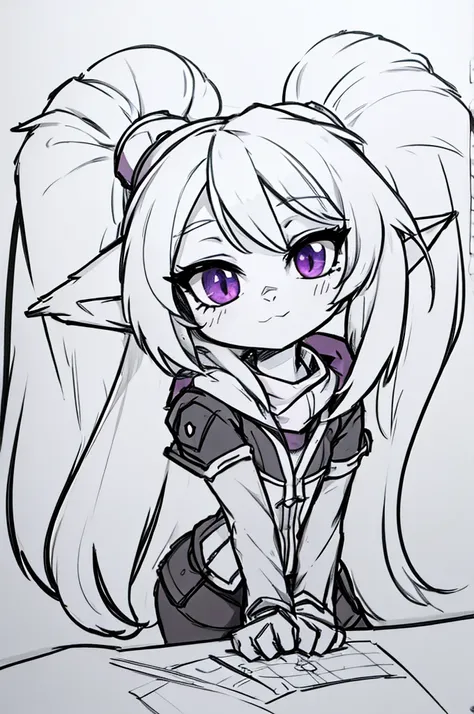 poppy,sketch art style