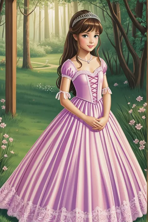 Princess girl illustration