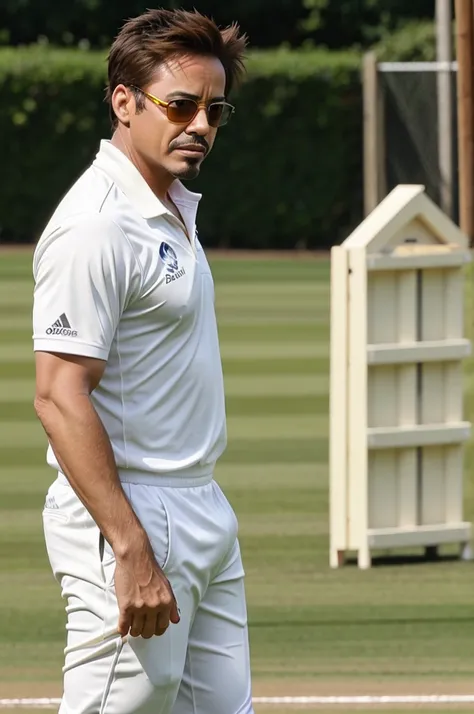 Rowbert downey jr playing cricket