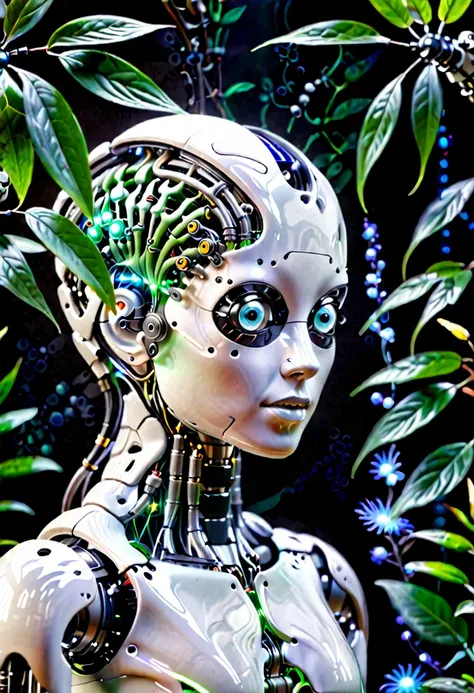 Bio-inspired robotics, nature, inspired engineering, Hi-tech, innovative machines, biomimicry, created using generative artificial intelligence technology.