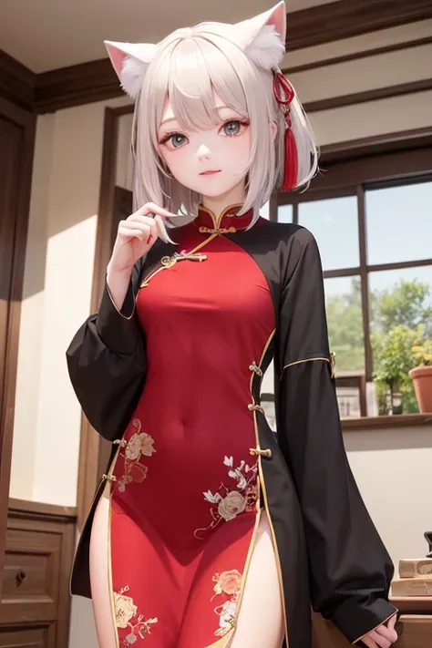 China dress, Cat ear