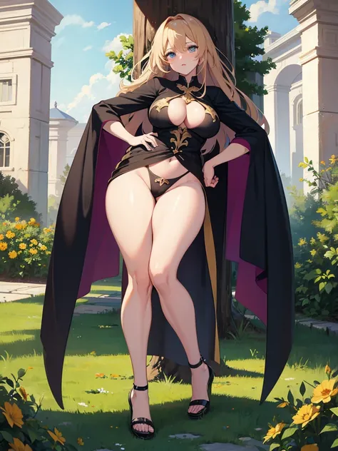 Full body giant breasts skimpy clothes 