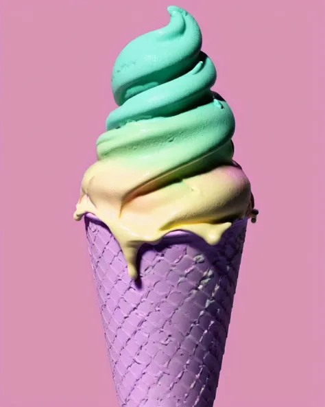 ice cream, vine color